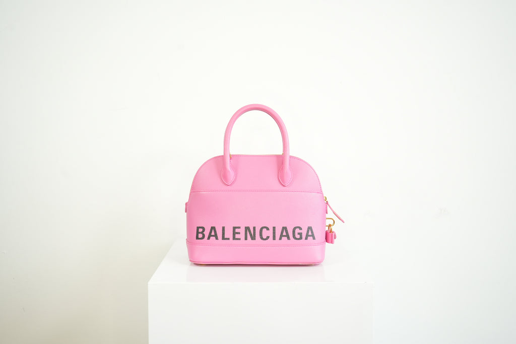 Balenciaga Ville Pink Top Handle