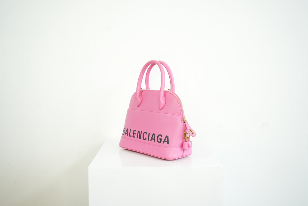 Balenciaga Ville Pink Top Handle