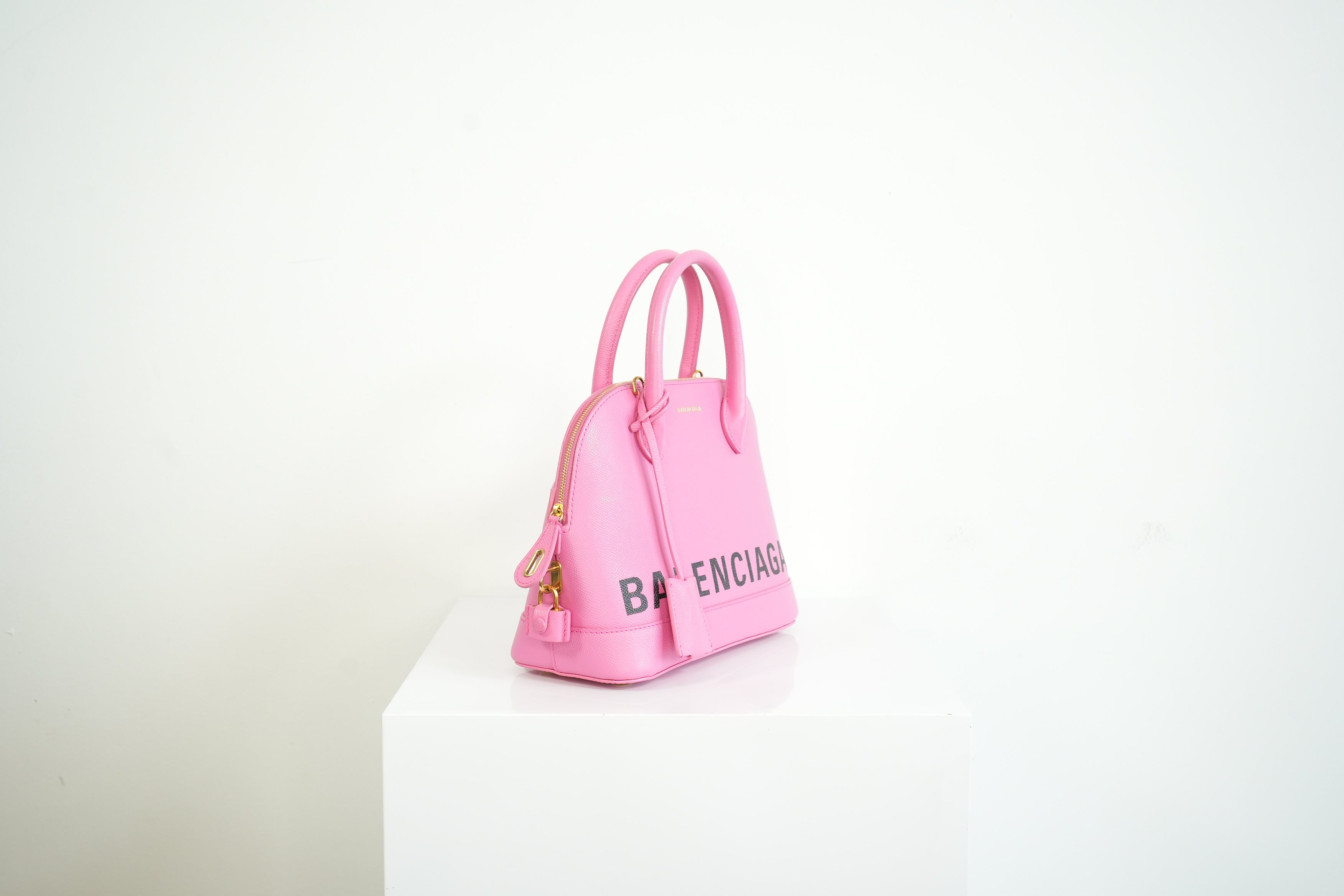 Balenciaga Ville Pink Top Handle