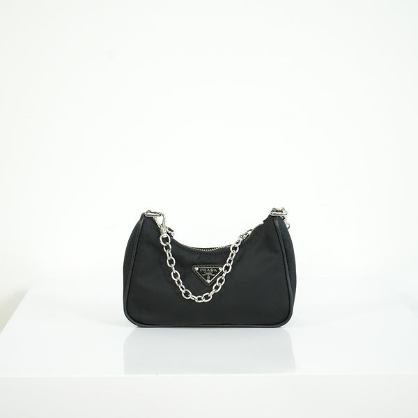 Prada Re-Edition 2005 Mini black bag
