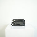 Burberry black studded leather Crossbody Bag