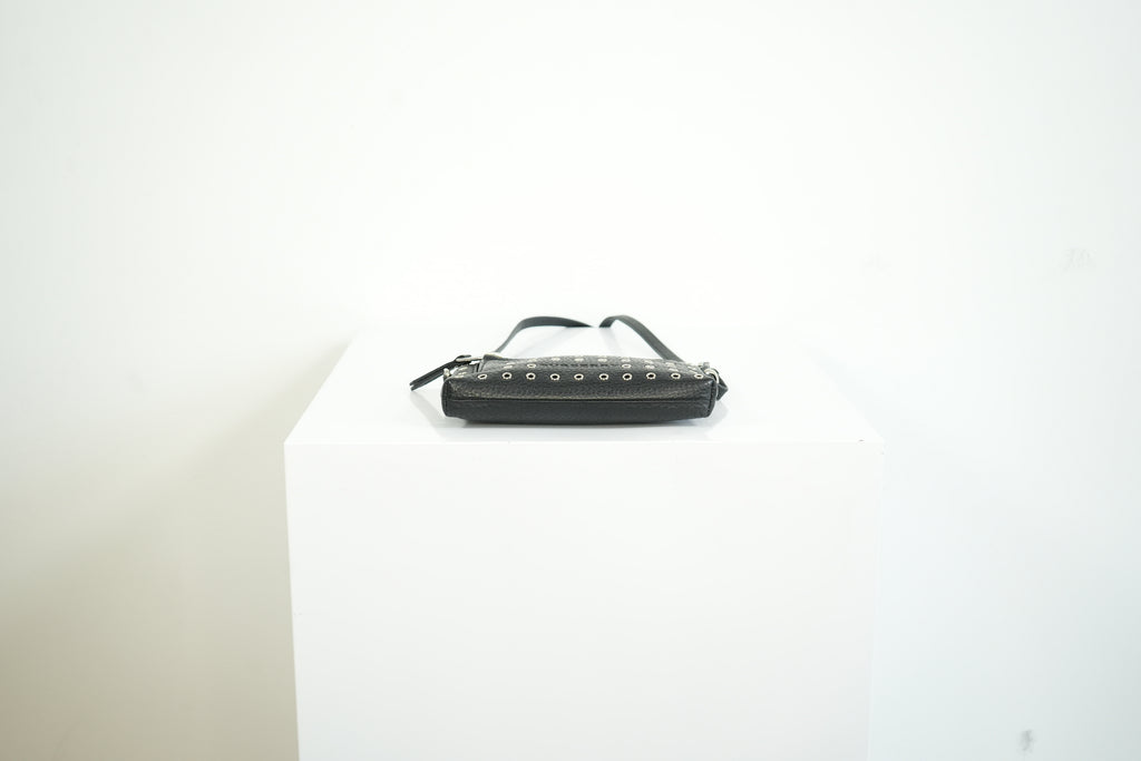 Burberry black studded leather Crossbody Bag