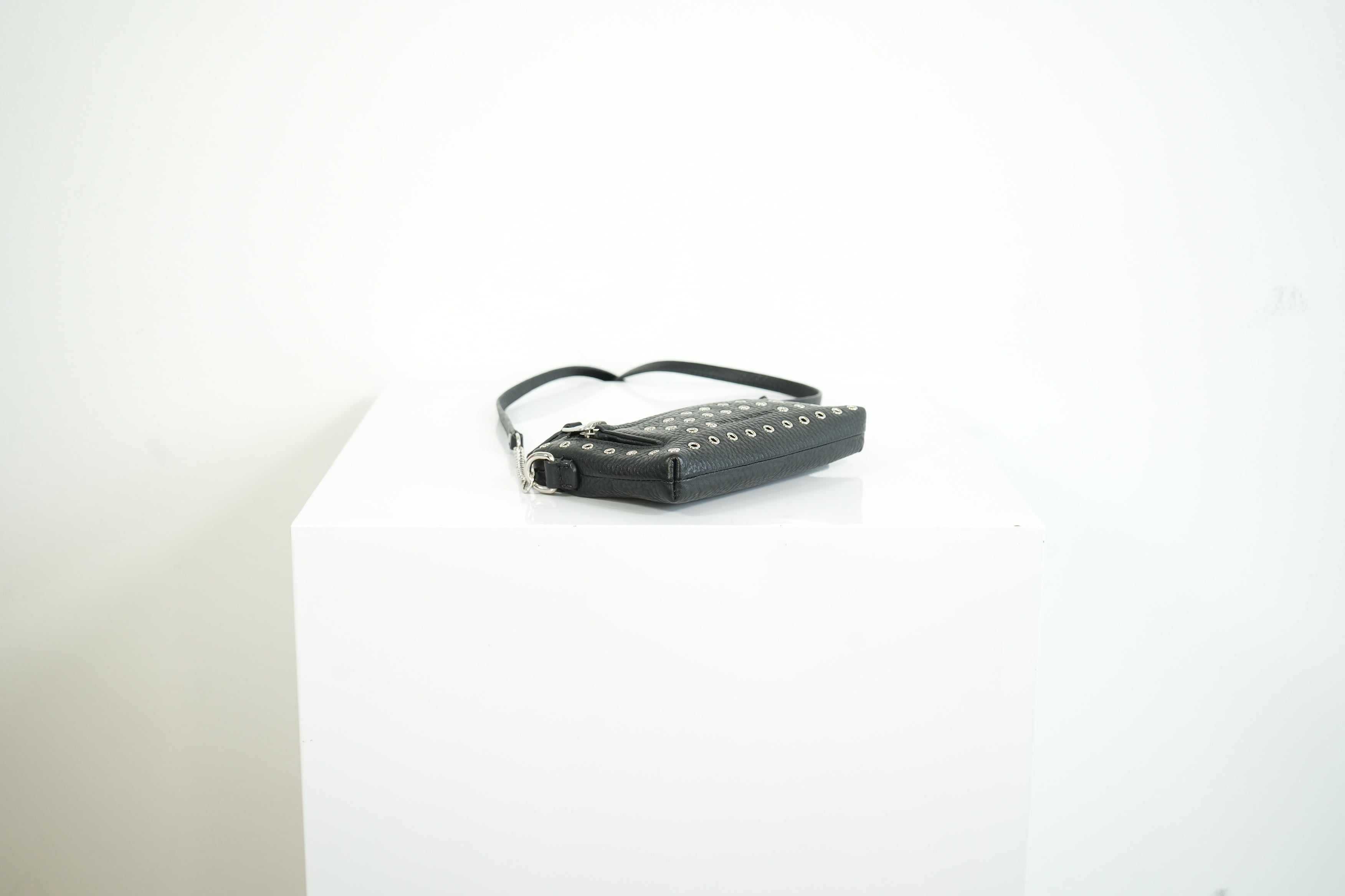 Burberry black studded leather Crossbody Bag
