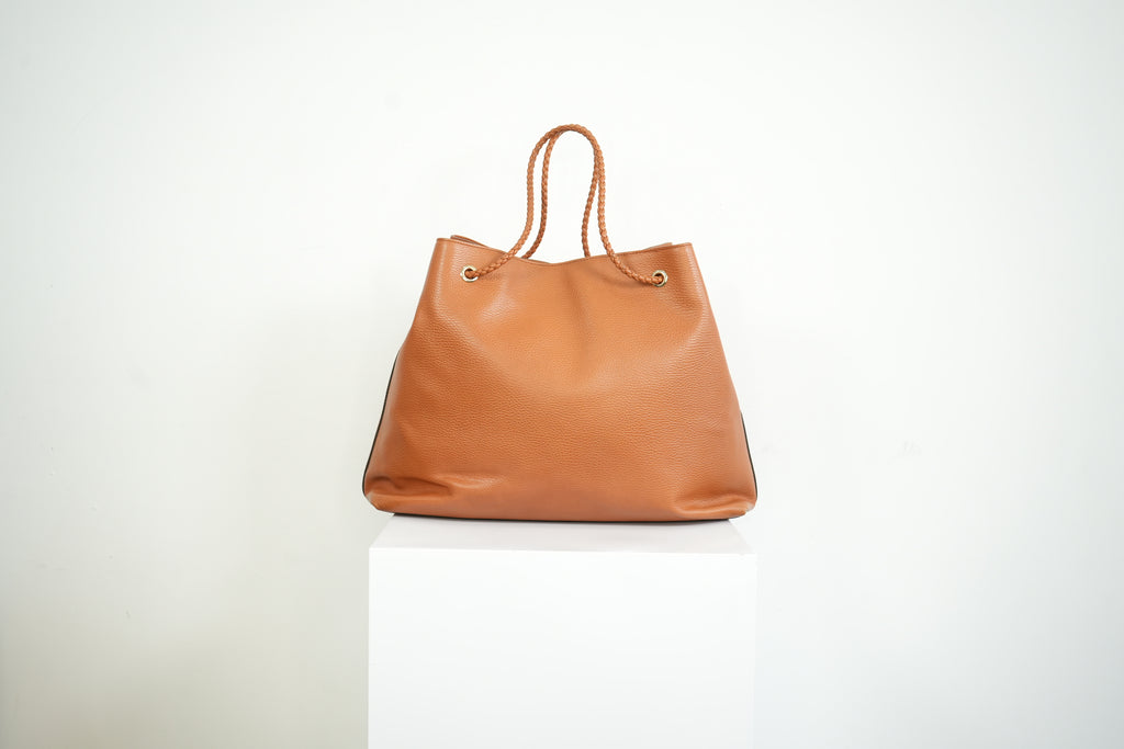 Gucci Grifford Large Tote Bag in Camel Brown W/Dust Bag