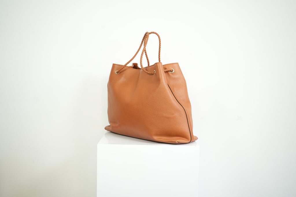 Gucci Grifford Large Tote Bag in Camel Brown W/Dust Bag