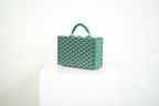 Goyard Trunk Green Monogram Full Set