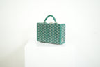 Goyard Trunk Green Monogram Full Set