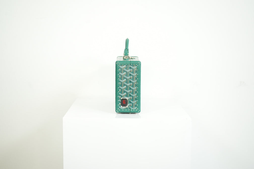 Goyard Trunk Green Monogram Full Set