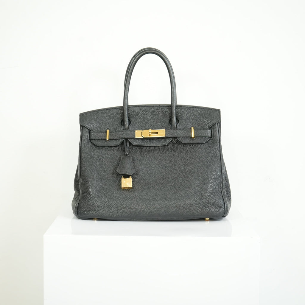 Hermes Birkin 30 black Handbag (Dustbag)