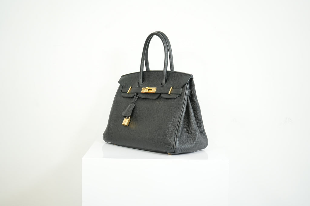 Hermes Birkin 30 black Handbag (Dustbag)