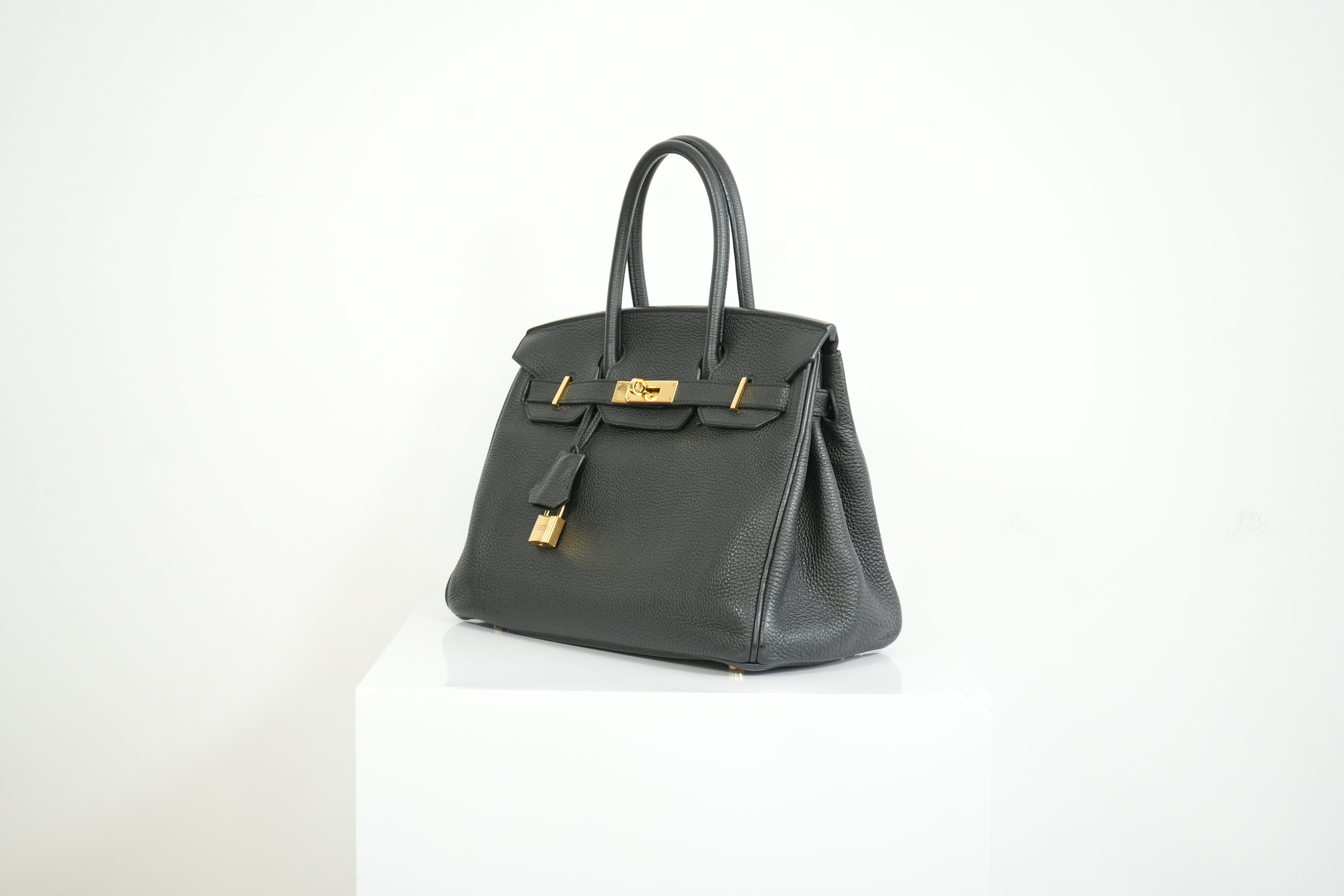 Hermes Birkin 30 black Handbag (Dustbag)