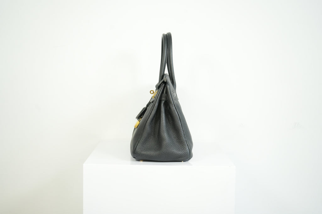 Hermes Birkin 30 black Handbag (Dustbag)