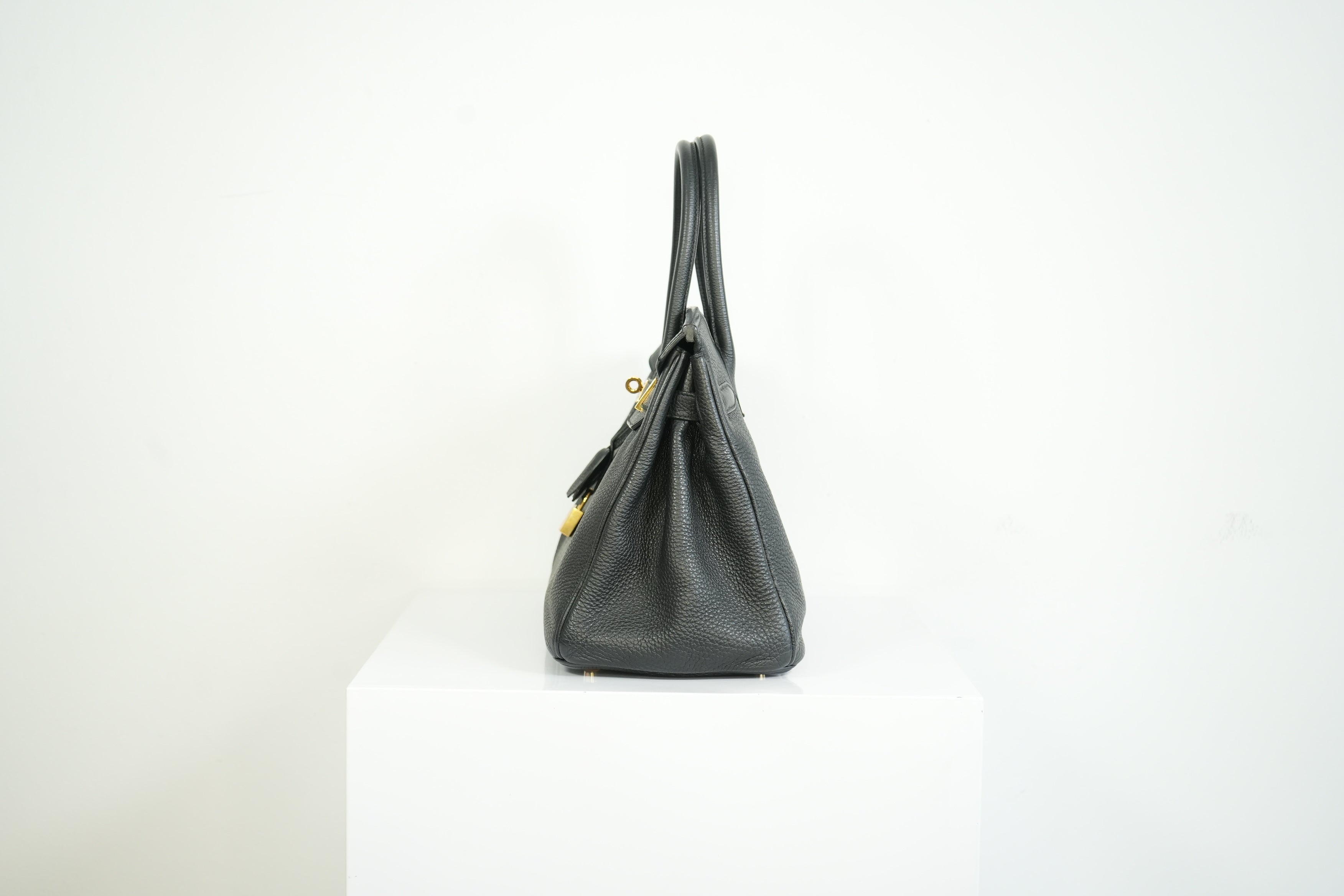 Hermes Birkin 30 black Handbag (Dustbag)