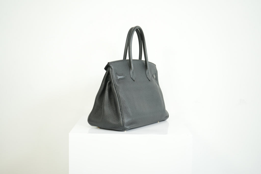 Hermes Birkin 30 black Handbag (Dustbag)