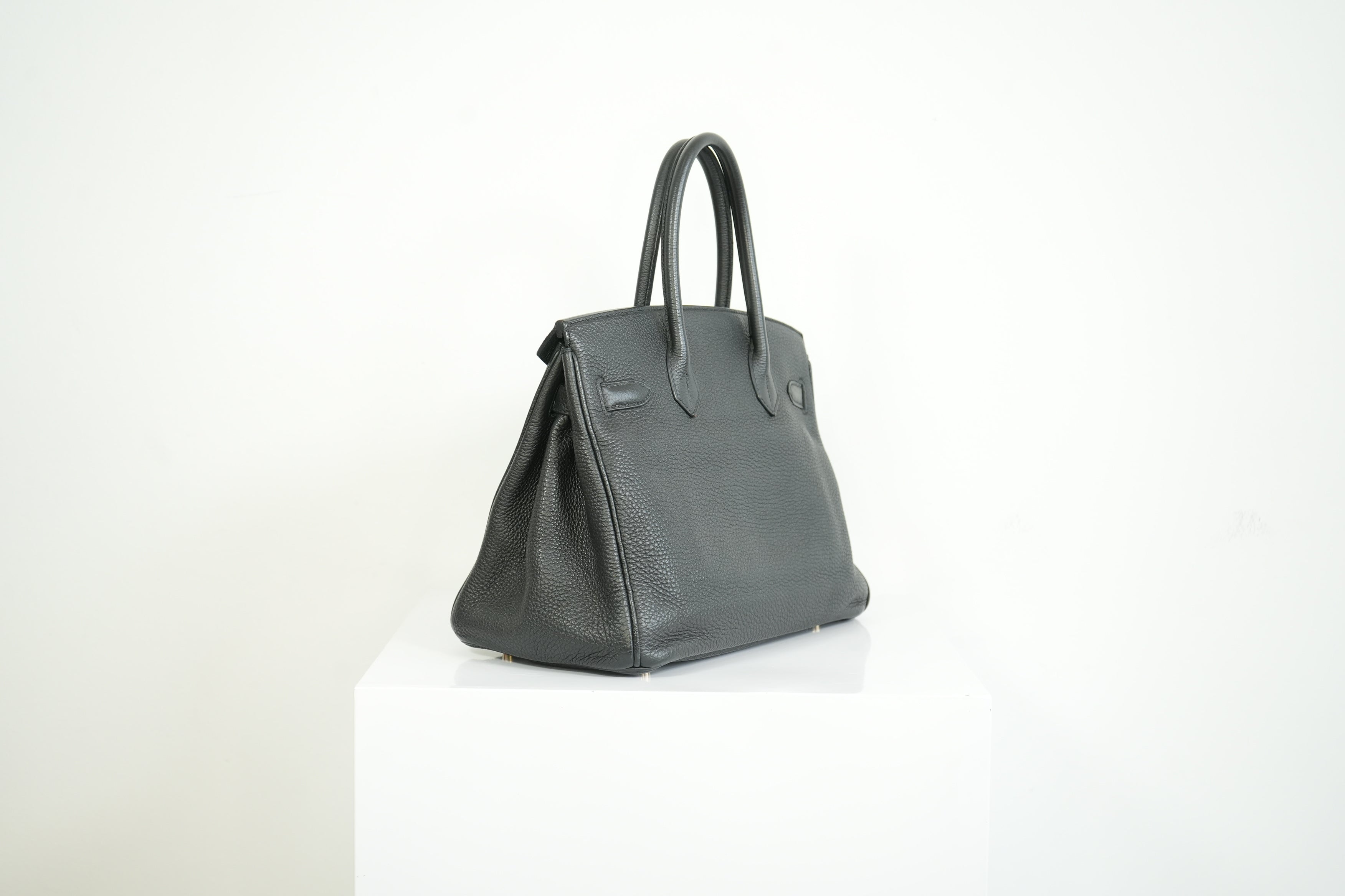 Hermes Birkin 30 black Handbag (Dustbag)