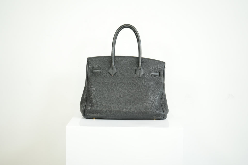 Hermes Birkin 30 black Handbag (Dustbag)