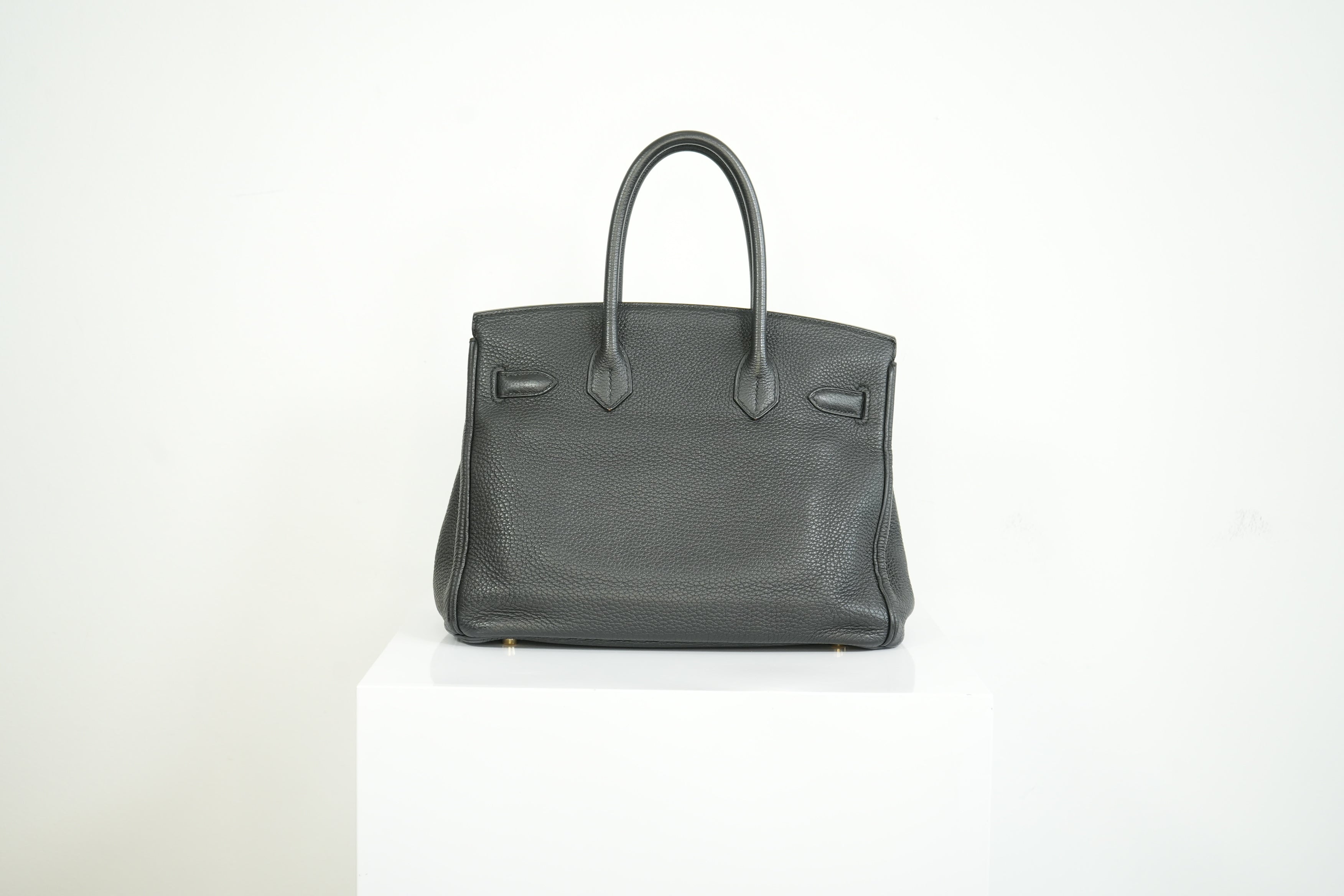 Hermes Birkin 30 black Handbag (Dustbag)