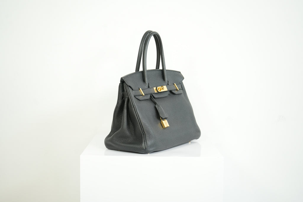 Hermes Birkin 30 black Handbag (Dustbag)