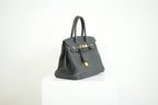 Hermes Birkin 30 black Handbag (Dustbag)