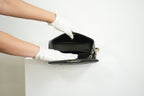 Chanel Mini Classic Black Lambskin W/Champagne Gold Flap Bag Full Set
