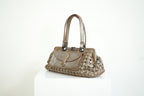 Bottega Veneta Intrecciato Woven Metallic Leather Finish
