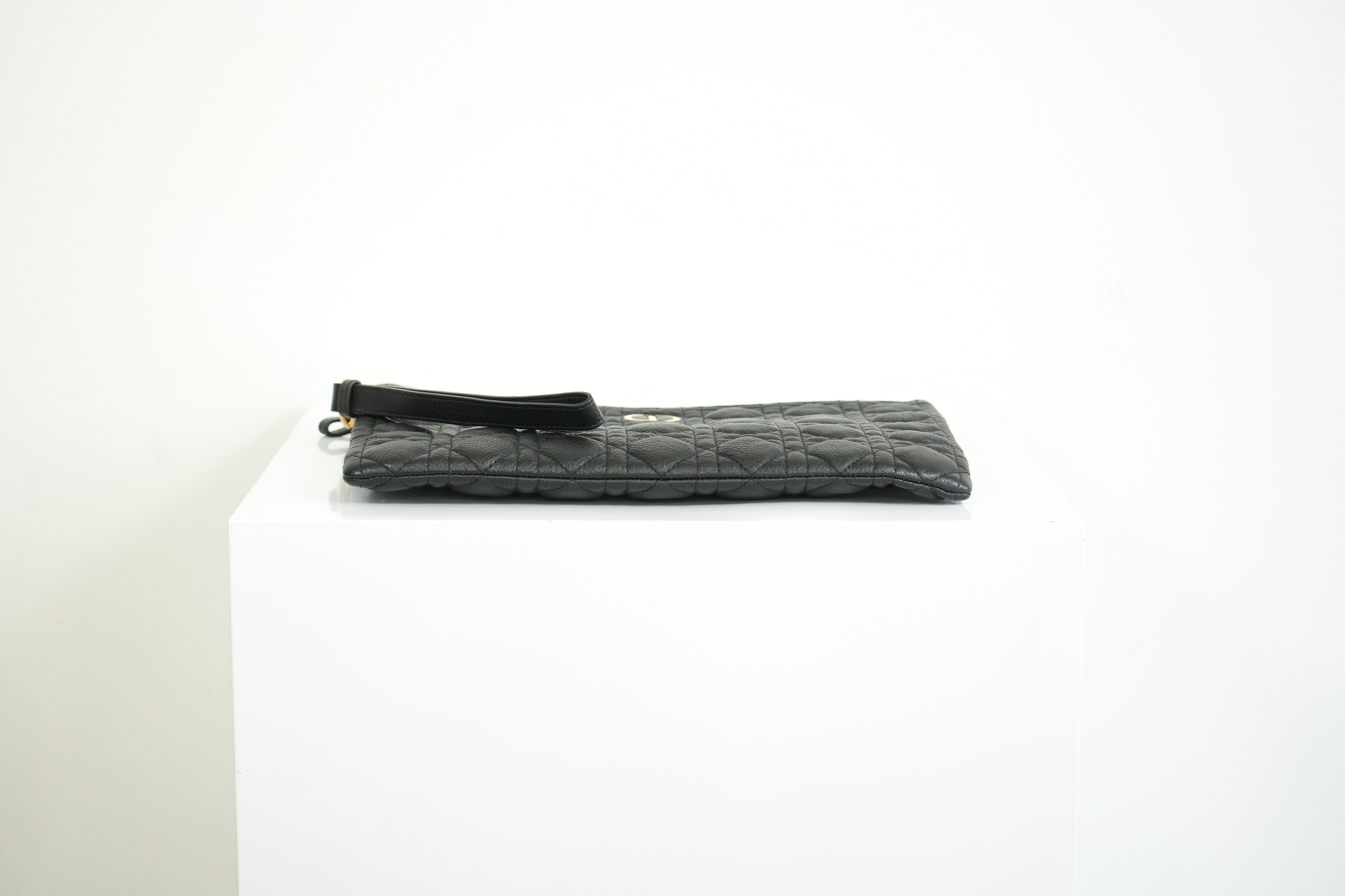 Christian Dior Quilted Black Clutch Bag