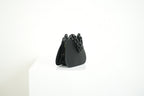 Prada Black Satin Plastic Chain Kiss Lock Shoulder Bag Vintage