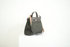 Hermes Herbag Zip 31, Black/Brown Full Set