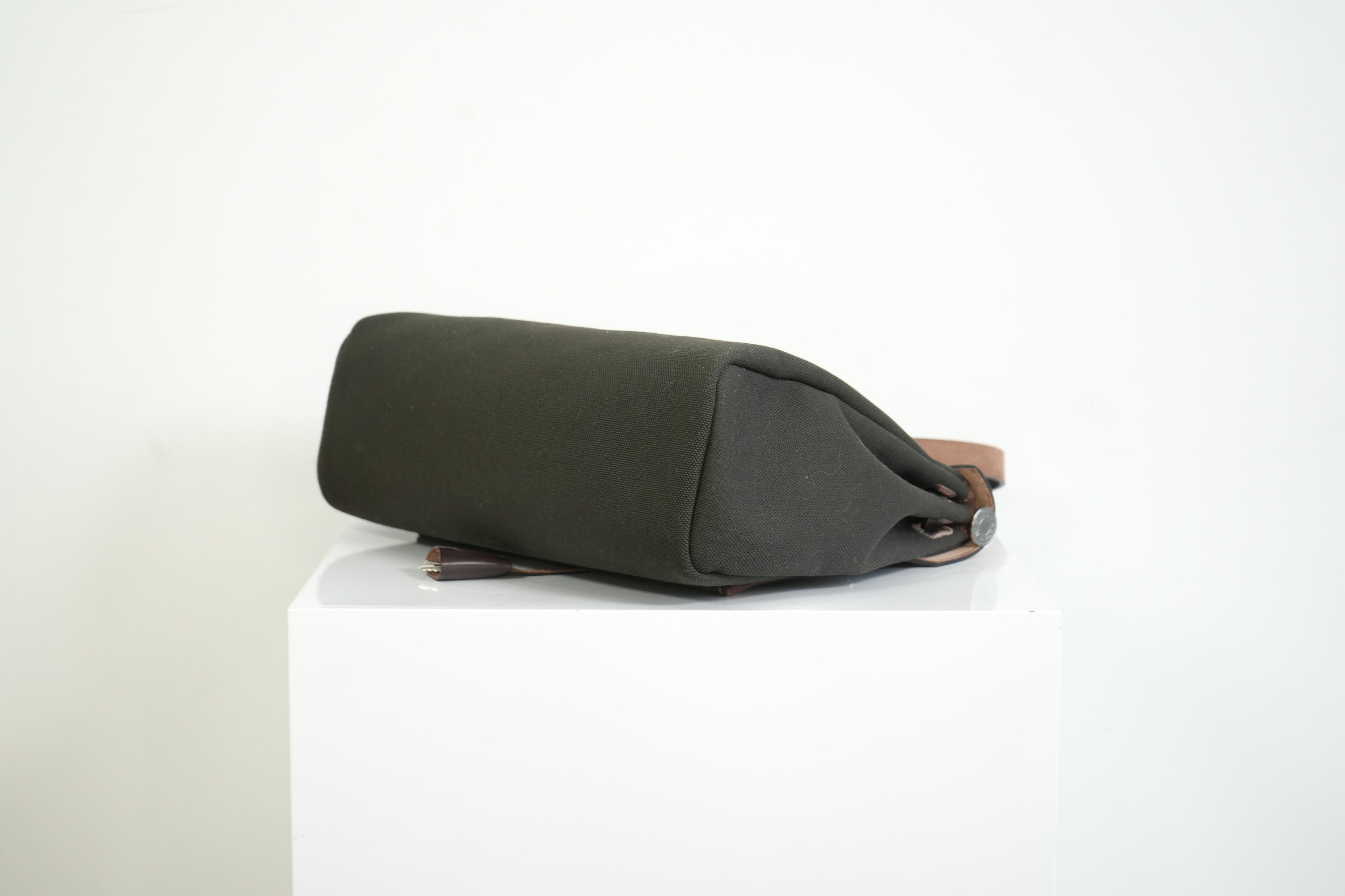 Hermes Herbag Zip 31, Black/Brown Full Set