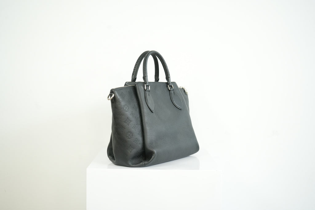 Louis Vuitton Black Monogram Mahina Haumea Perforated Calfskin Leather