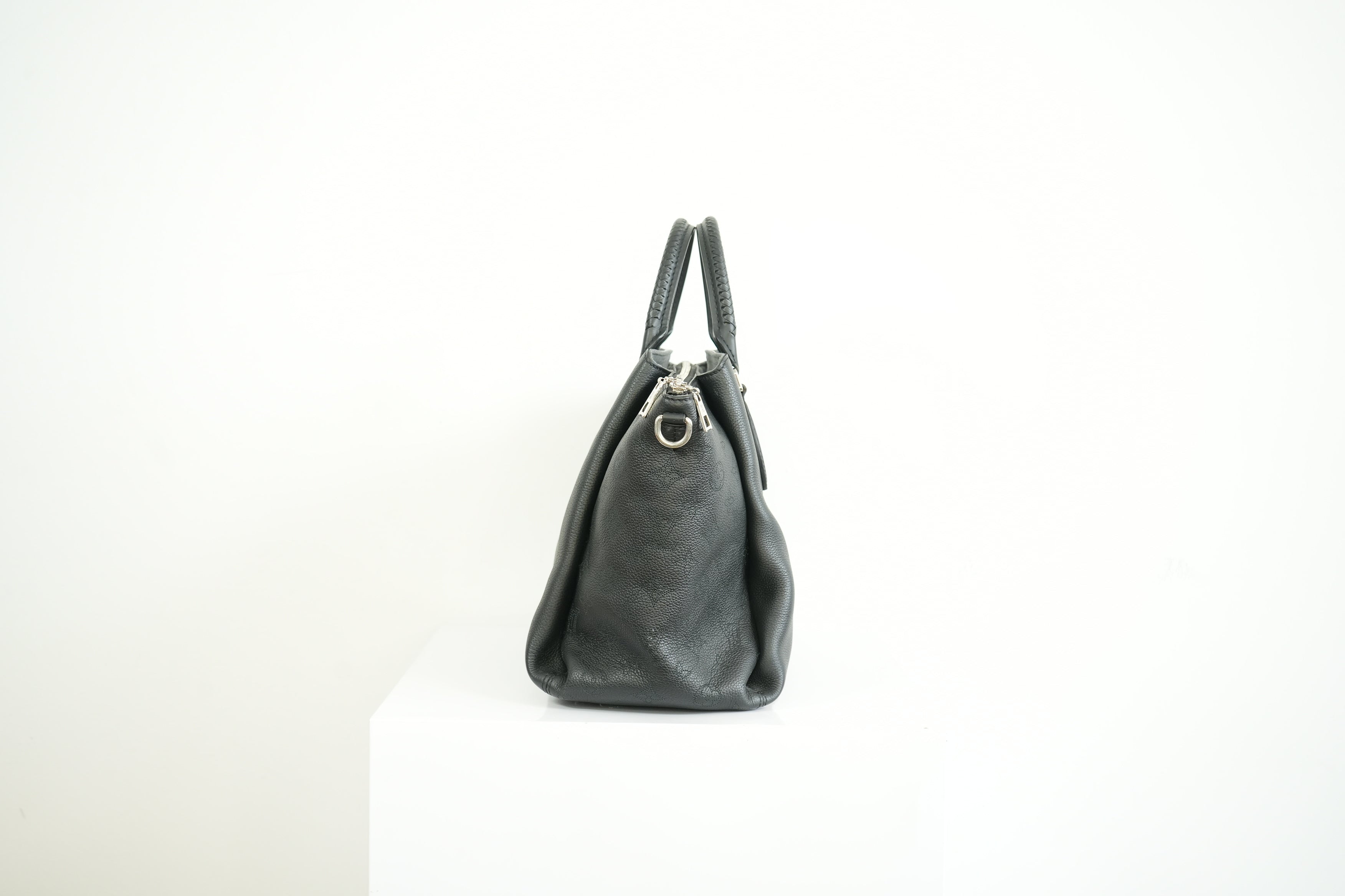 Louis Vuitton Black Monogram Mahina Haumea Perforated Calfskin Leather