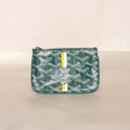 SF EXCLUSIVE: Goyard Senat Zip Key Pouch Coated Canvas Nano