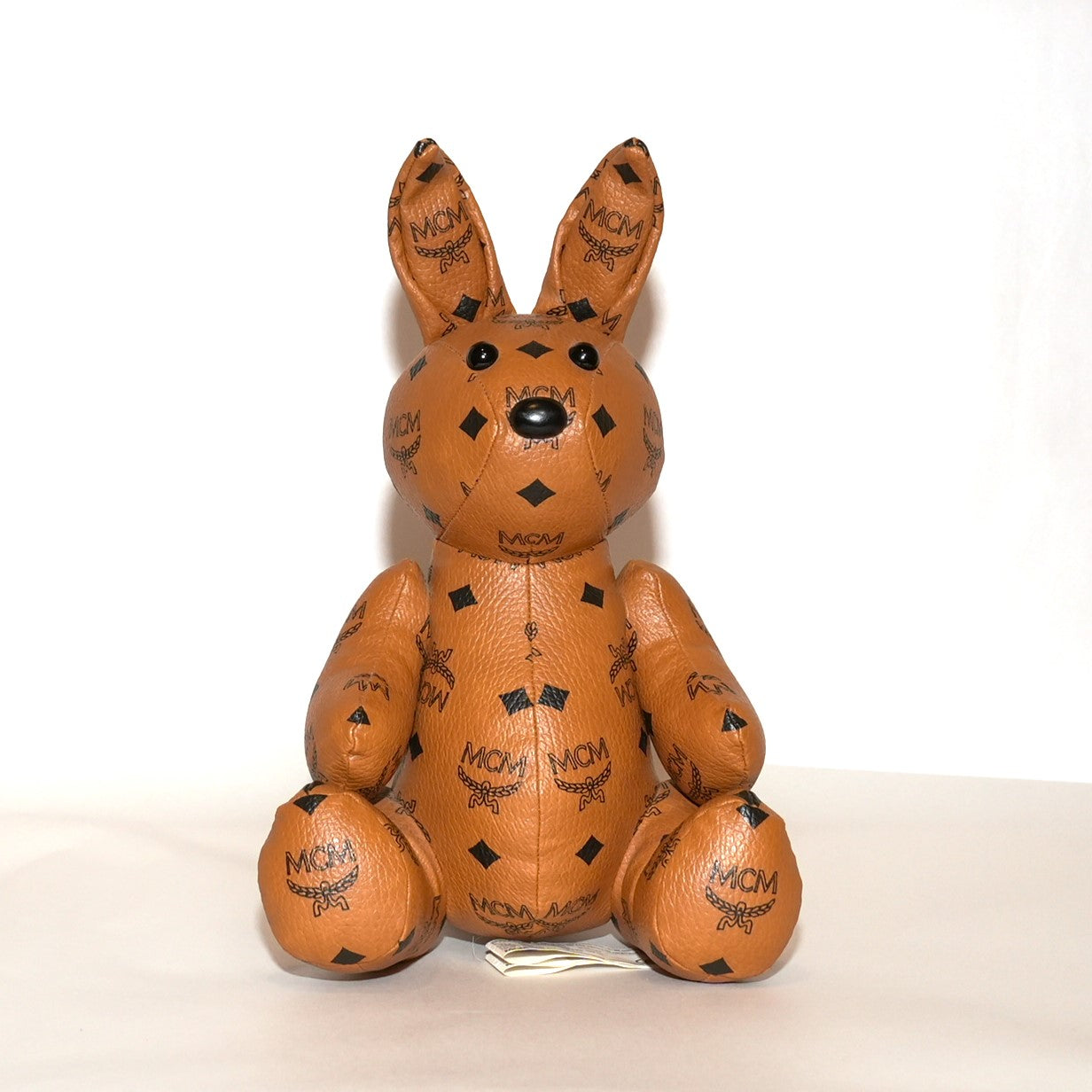 SF EXCLUSIVE: MCM Iconic Rabbit Doll in Cognac Visetos Canvas
