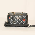SF EXCLUSIVE: Chanel Coco Casino Vanity Case Black Crossbody Bag