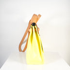Hermes Toile 31 Herbag Yellow W/Tan Top Handle