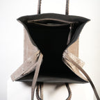 Celine Luggage Tote Python Grey