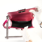Chanel Boy Bag Patent Hot Pink