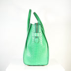 Celine Luggage Tote Python Green w/ dust bag