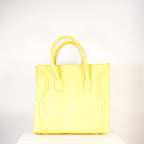 Celine Luggage Tote Python Yellow w/ dust bag