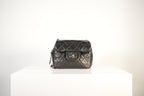 Chanel Black Flap Crossbody Signature Interlocking CC Turn-Lock