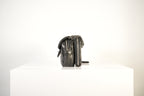Chanel Black Flap Crossbody Signature Interlocking CC Turn-Lock