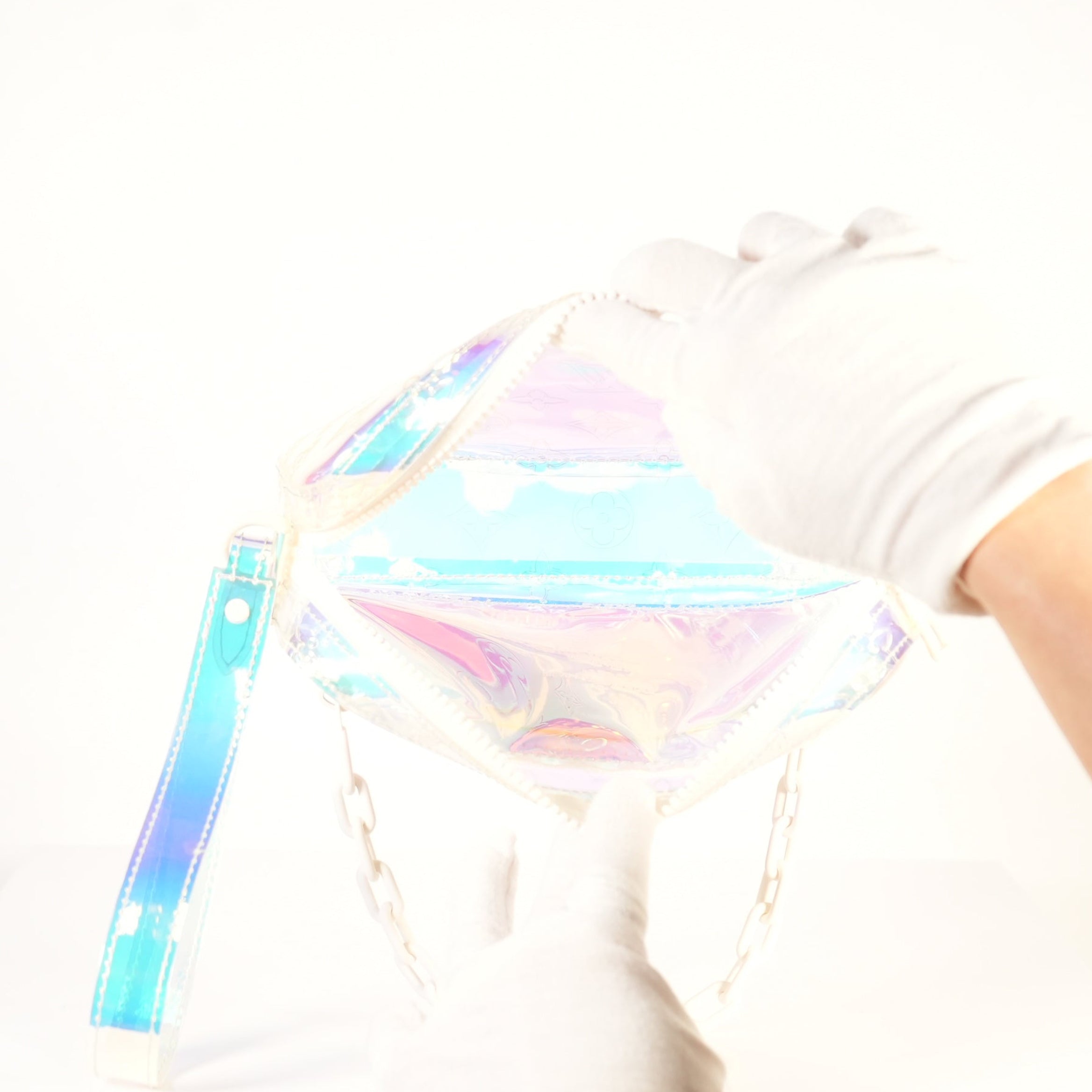 Louis Vuitton Iridescent Clutch Bag w/ dust bag