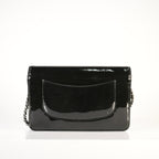 Chanel Shimmery Clutch with CC Bedazled Logo