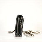 Chanel Shimmery Clutch with CC Bedazled Logo