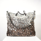 Valentino Crystal Vitelo Ombre Tote Bag w/ dust bag