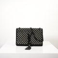 Saint Laurent Kate Chain Tassel Bag in black