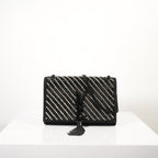 Saint Laurent Kate Chain Tassel Bag in black