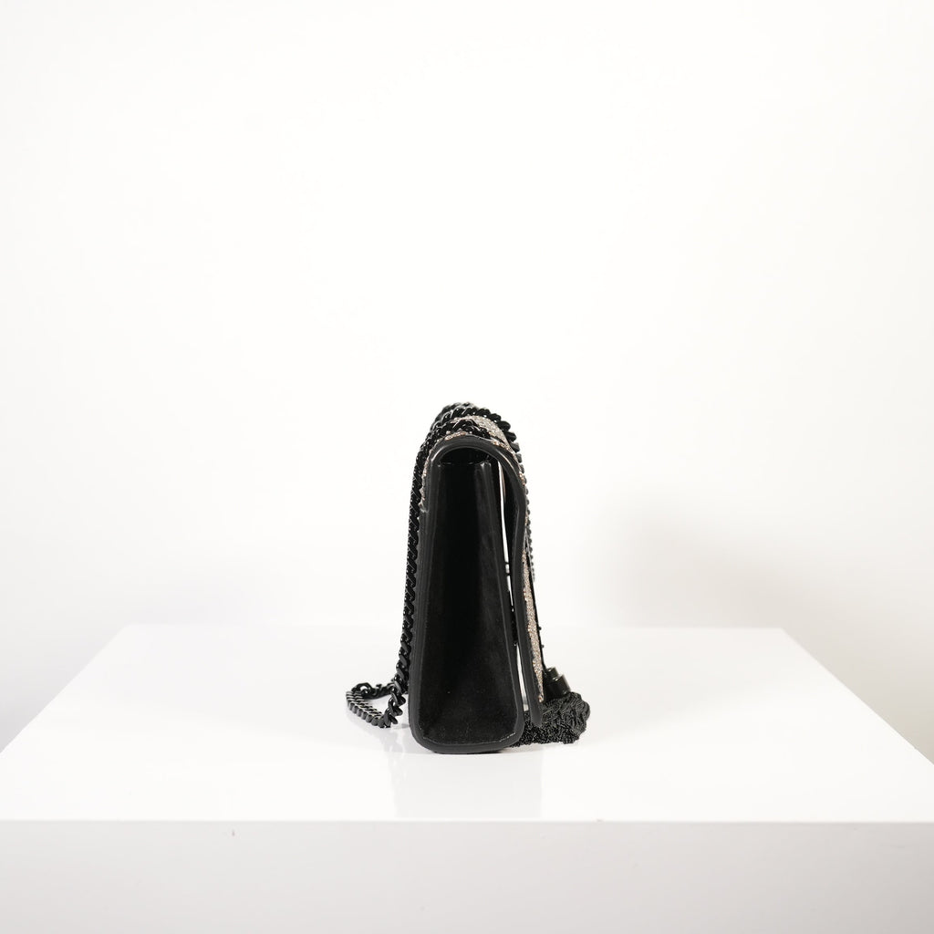 Saint Laurent Kate Chain Tassel Bag in black