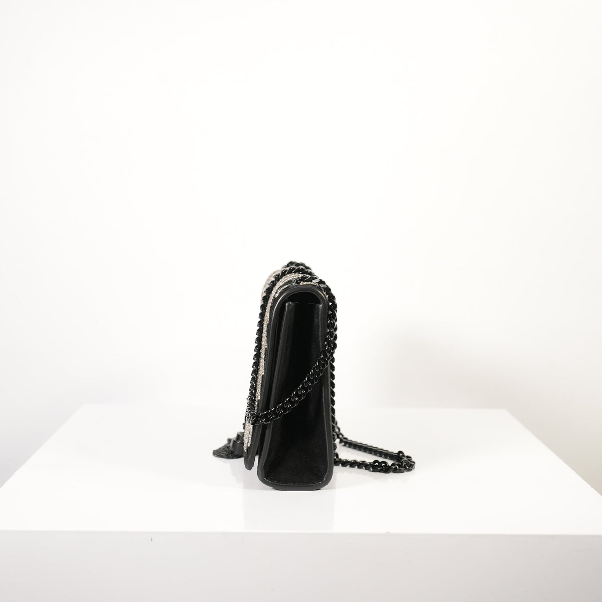 Saint Laurent Kate Chain Tassel Bag in black