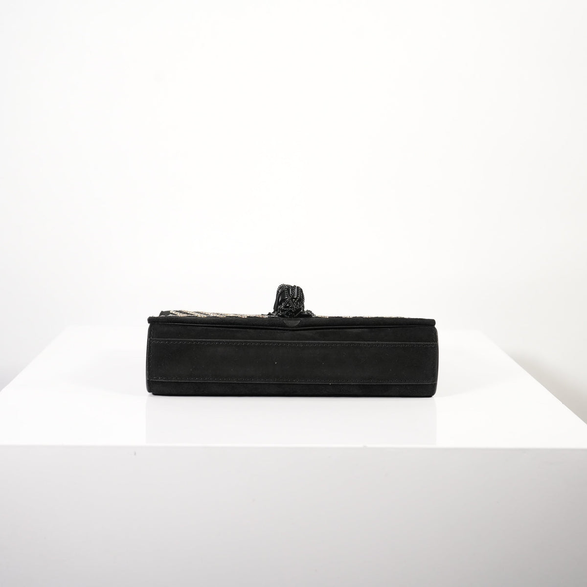 Saint Laurent Kate Chain Tassel Bag in black